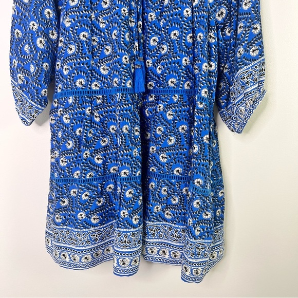 BOG Collective Delft Blue Boho Dress - Picture 7 of 10